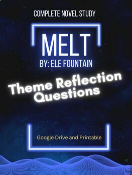 Preview of Melt - by Ele Fountain - Theme Reflection Questions 
