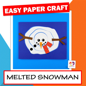 Melted Snowman Craft - Winter Craft - Winter Bulletin Board by Non-Toy ...