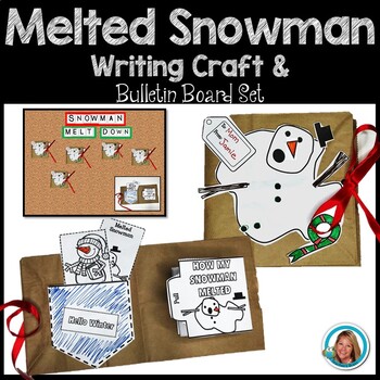 Melted snowman writing