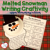 Melted Snowman Writing Craftivity, bulletin board set (upp