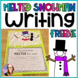 Melted Snowman Writing FREEBIE