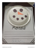 Melted Snowman Writing Template {Freebie}