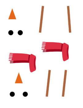 Preview of Melted snowman template