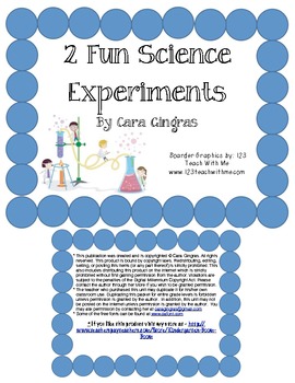 Preview of Melting Fun - 2 Science Experiments