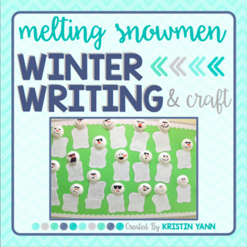 Preview of Melting Snowman Writing Activity and Craft