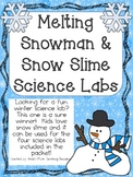Melting Snowman and Snow Slime Science Labs ~ Winter Science Lab