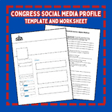 Member of Congress Social Media Profile Template and Works