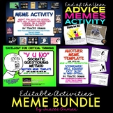 Meme Activity BUNDLE! Presentations, Activities, Editable