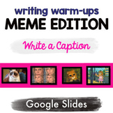 Meme Caption Writing Prompts (Fun End of Year Activity)