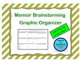 Memoir Brainstorming Graphic Organizer