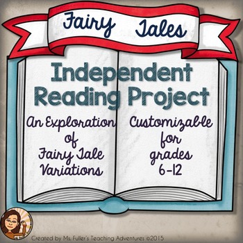 Preview of Fairy Tale Independent Reading Project