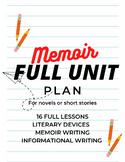 Memoir Study & Writing Full Unit (16 days)