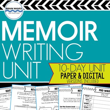 Preview of Memoir Study and Writing Unit: 10-Day Memoir Writing Unit with Writer's Notebook