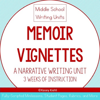 Preview of Memoir Vignettes: A Narrative Writing Unit (6-8)