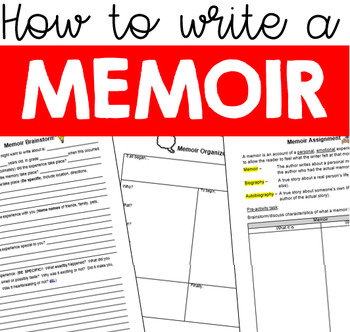 Preview of Memoir Writing Assignment - How to Write a Memoir