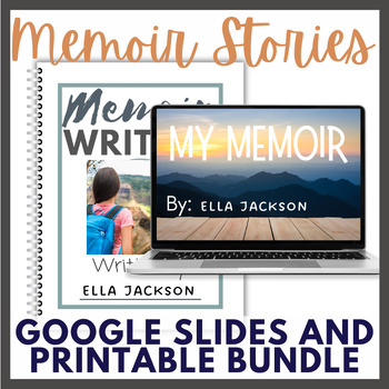 Preview of Memoir Writing! Google Slides and Printable Bundle!