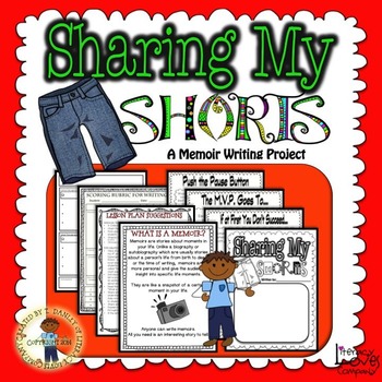 Preview of Memoir Writing Project- Sharing My Shorts - Distance Learning