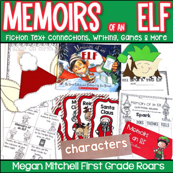 Preview of Memoirs of an Elf Activities Book Companion Reading Comprehension & Craft