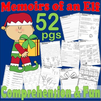 Preview of Memoirs of an Elf Christmas Read Aloud Book Companion Reading Comprehension