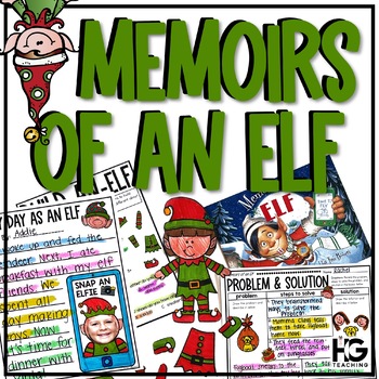Preview of Memoirs of an Elf | Christmas Reading Comprehension and Activities | Elf Day