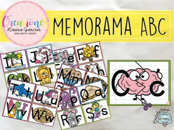 Memorama ABC by CreacionesLauraGarcia | Teachers Pay Teachers