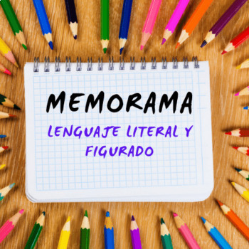 Preview of Memorama "lenguaje literal y figurado"