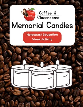 Preview of Memorial Candles Activity- Holocaust Education Week
