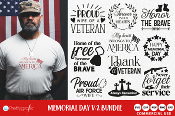 Memorial Day 2 Quotes Cutting Files - CF159
