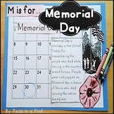 Printable Memorial Day Craft Craftivity Preschool K 1st 2n