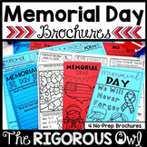Memorial Day Activities Brochures Tri folds