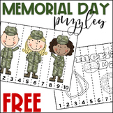 Memorial Day Activities | Numbers 1-10 | Counting Puzzles