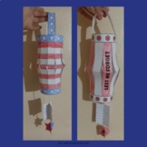 Memorial Day Activities Lantern Craft USA American Flag Da
