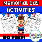 Memorial Day Activities | Worksheets