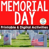 Memorial Day Activities: Writing Prompts, Literacy Centers, Word Work & MORE