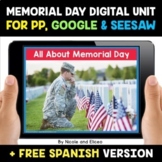 Memorial Day Digital Activities for Google and Seesaw + FR
