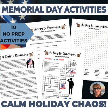 FREE Memorial Day Printables and Some Interesting History