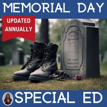 Preview of Memorial Day Activities for Special Education Memorial Day Craft