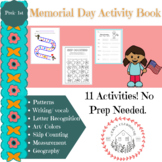 Memorial Day Activity Book (PreK-1st)