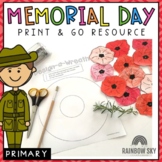 Memorial Day Activity Pack - Print and Go Primary