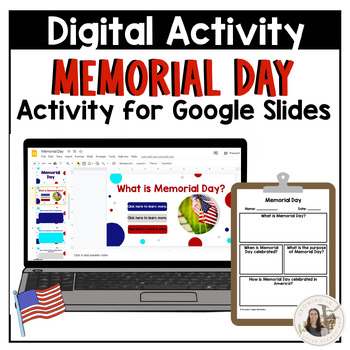 Preview of Memorial Day Activity for Google Slides™ 