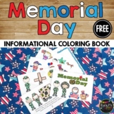 Memorial Day Activities Coloring Book Reader FREE