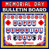 Memorial Day Bulletin Board or Door Decor | Memorial Day C