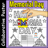 Memorial Day Collaborative Art Poster - Remembrance Day Do
