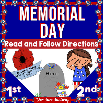 memorial day coloring pages following directions activities reading or listening