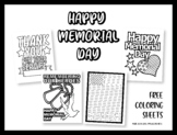 Memorial Day Coloring Sheets