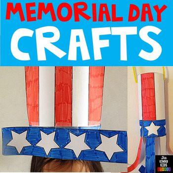 Preview of Memorial Day, Uncle Sam Craft, Fourth of July, Flag Day