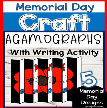 Preview of Memorial Day Craft - AGAMOGRAPH Art - 3 Differentiated Versions and 5 Designs