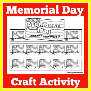 Memorial Day Hat Craft - Memorial Day Headband - Memorial Day Activity