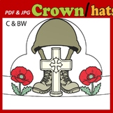 Memorial Day Craft: Crown Headband Remembrance Day Activities.