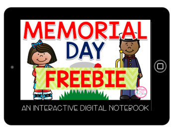 Preview of Memorial Day Digital Notebook FREEBIE (Distance Learning)